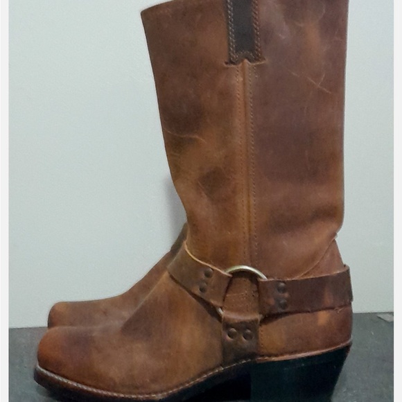 Frye Women’s Harness 12r Brown Mid-Calf Boot 8.5 - Picture 5 of 11